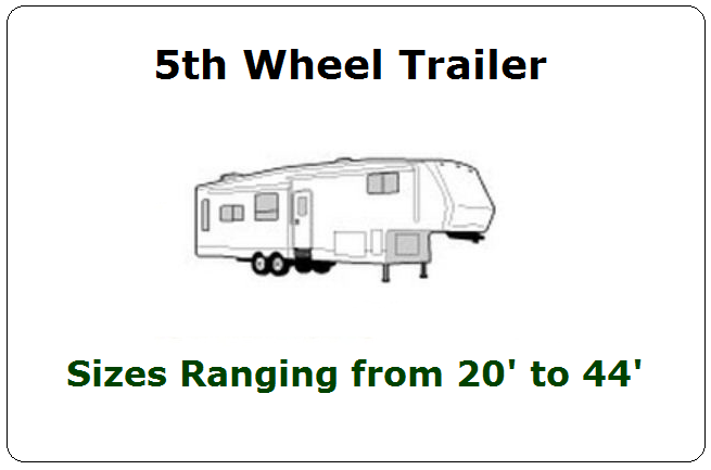 5th Wheel Trailer RV Covers 