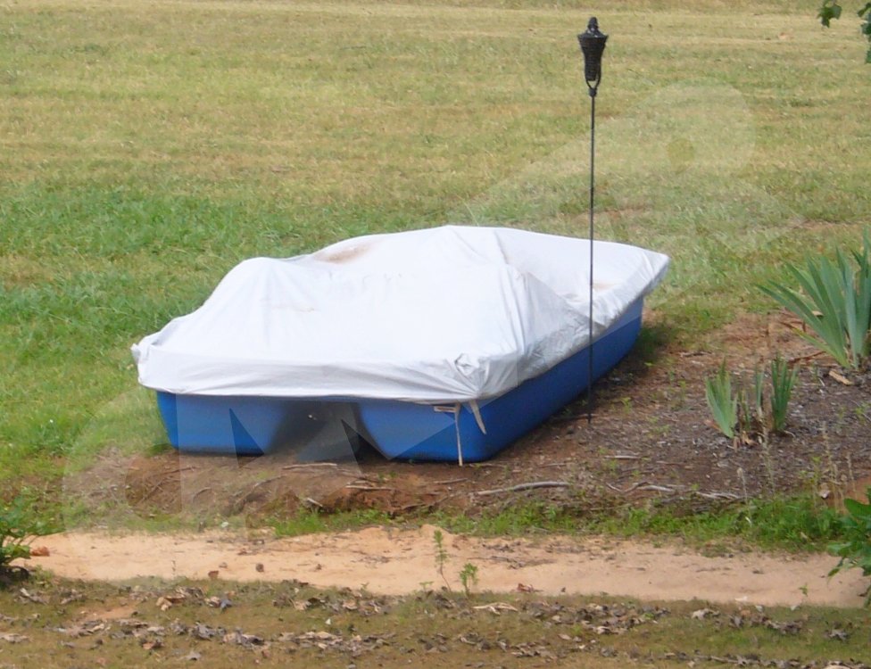 Boat Cover on Paddle Boat