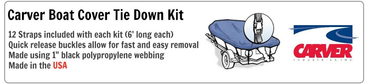 Carver Boat Cover Tie Down Kit