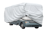 Class A RV with Carver Cover