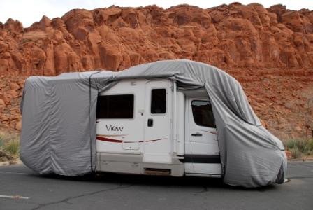 Class B RV with Cover