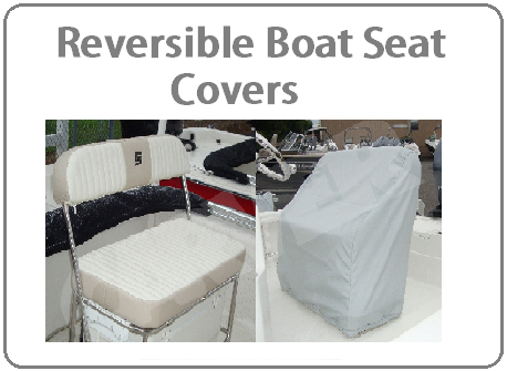 Reversible Boat Seat Cover