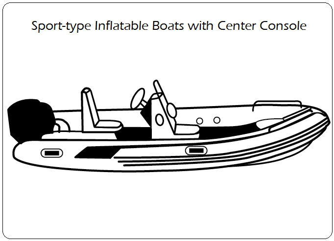 Sport-type Inflatable Boats with Center Console