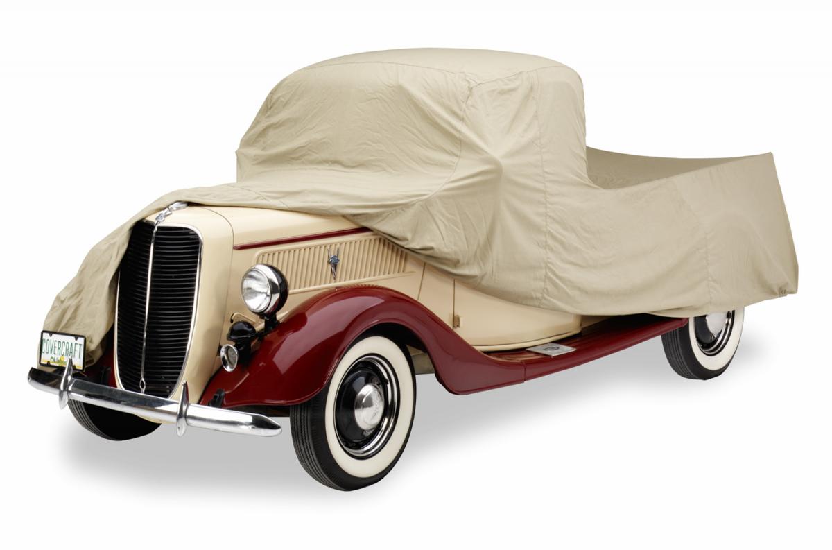 Tan Flannel Custom Car Cover