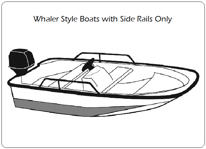 Whaler Style Boats with Side Rails Only