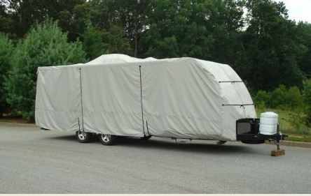 Carver RV Cover on Toy Hauler