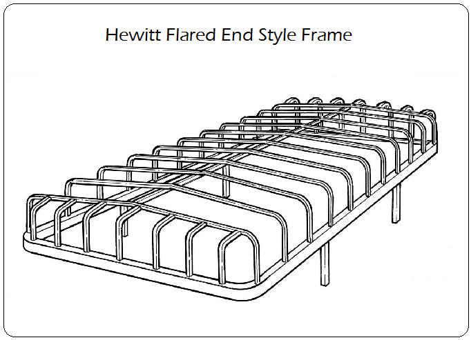 Hewitt Flared End Style Frame