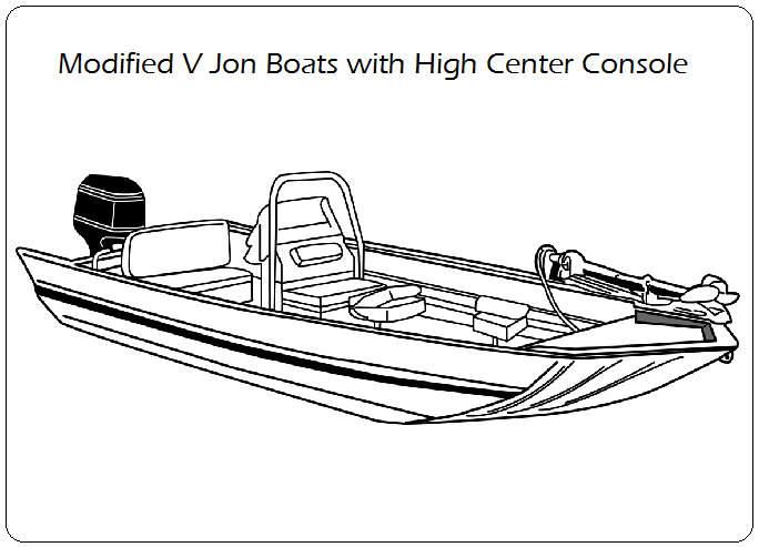 Modified V Jon Boats with High Center Console