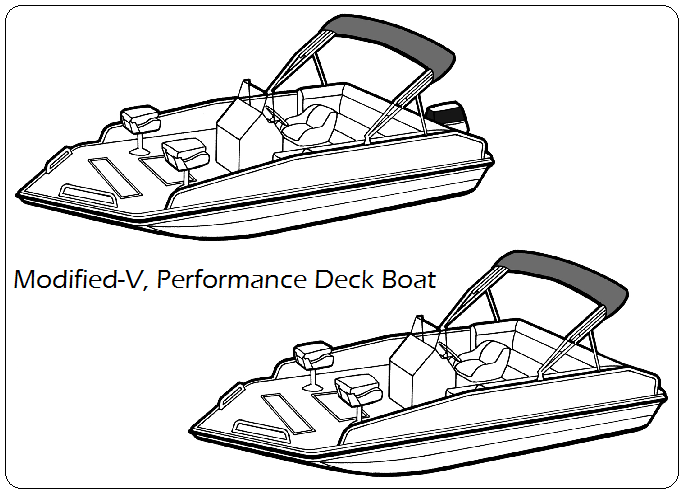 Modified-V, Performance Deck Boat