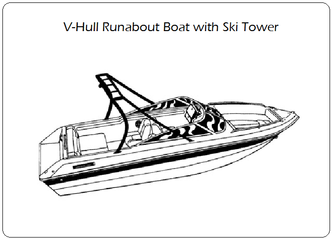 V Hull Runabout with Ski Tower